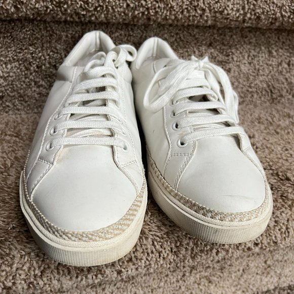 Zara Shoes Zara Mens White Leather Sneakers Poshmark